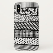 Coques Case-Mate iPhone Black and white (Dos)