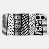 Coques Case-Mate iPhone Black and white (Verso (horizontal))