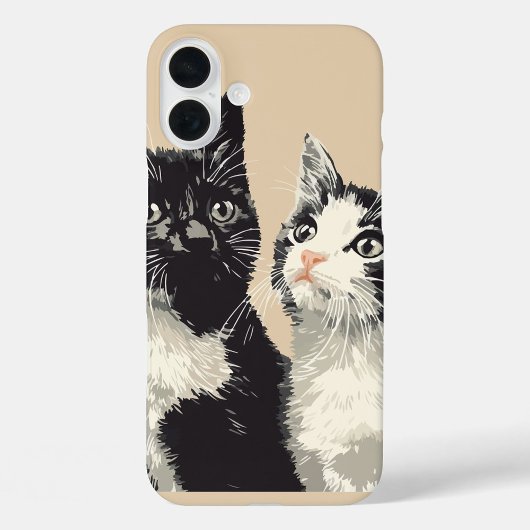 Coques Case-Mate iPhone Black and White Cats iPhone / iPad case