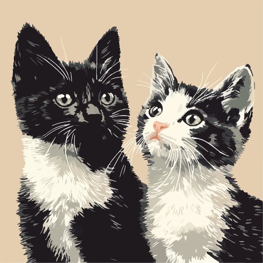 Coques Case-Mate iPhone Black and White Cats iPhone / iPad case