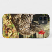 Coques Case-Mate iPhone Black and white chicken (Dos (Horizontal))