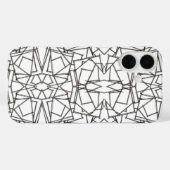 Coques Case-Mate iPhone Black And White Kaleidoscope (Verso (horizontal))
