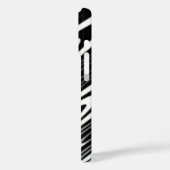 Coques Case-Mate iPhone black and white wavy seamless organic pattern (Verso / Gauche)