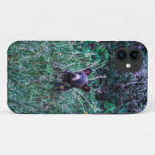Coques Case-Mate iPhone Black Bear Cub & Grasses Photo Faune (Dos (Horizontal))