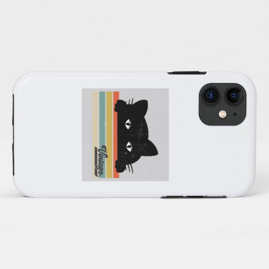 Coques Case-Mate iPhone Black Cat (Dos (Horizontal))