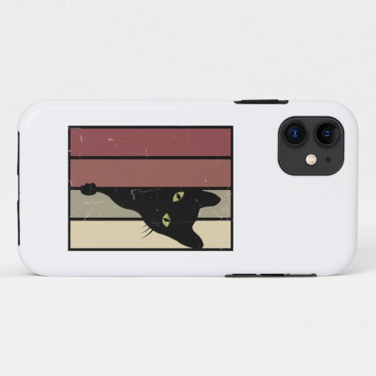 Coques Case-Mate iPhone Black Cat (Dos (Horizontal))