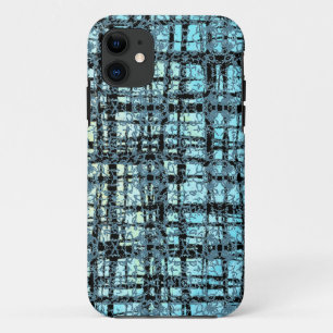 Case-Mate iPhone Case Black Check Motif de Blue X et O