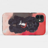 Coques Case-Mate iPhone Black Cocker Spaniel Puppy - Abby (Dos (Horizontal))