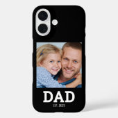 Coques Case-Mate iPhone Black Dad Established Photo (Verso)