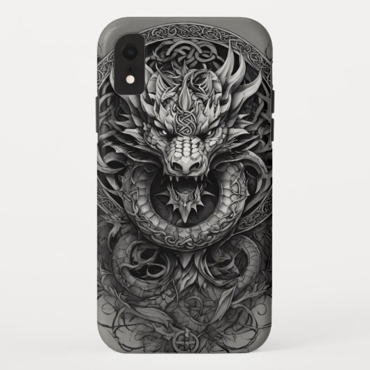 Coques Case-Mate iPhone Black Dragon Majesty : Mystical Tee Design (Dos)