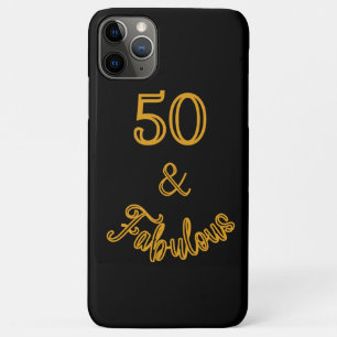 Case-Mate iPhone Case Black et Gold 50 et Fabulous