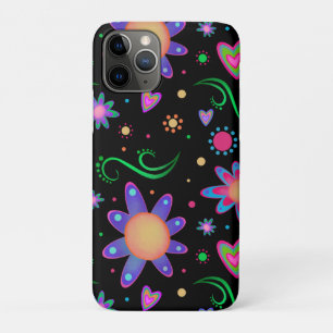 Case-Mate iPhone Case Black Floral Inspirivity Amusant mignon fille