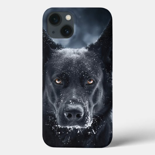 Coques Case-Mate iPhone Black German Shepherd (Verso)