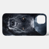Coques Case-Mate iPhone Black German Shepherd (Verso (horizontal))