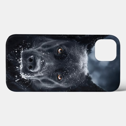 Coques Case-Mate iPhone Black German Shepherd (Verso (horizontal))