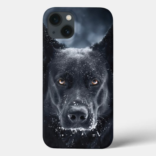 Coques Case-Mate iPhone Black German Shepherd (Verso)