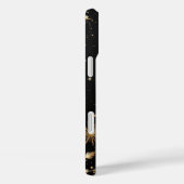 Coques Case-Mate iPhone Black Gold Bloom (Verso / Droite)