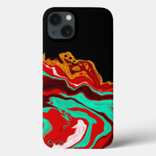 Case-Mate iPhone Case Black, Gold, Burgundy, Marble Art   