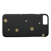 Coques Case-Mate iPhone Black Gold Stars (Dos (Horizontal))