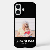 Coques Case-Mate iPhone Black Grandma Established Bold Photo (Verso)