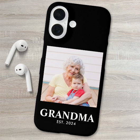 Coques Case-Mate iPhone Black Grandma Established Bold Photo