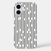 Coques Case-Mate iPhone Black Line Geometric Pattern (Verso)