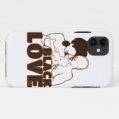 Coques Case-Mate iPhone Black Love Brown Love (Dos (Horizontal))