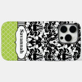 Coques Case-Mate iPhone Black Macki Damask Marocain Personnalisé iPhone 5 (Verso (horizontal))