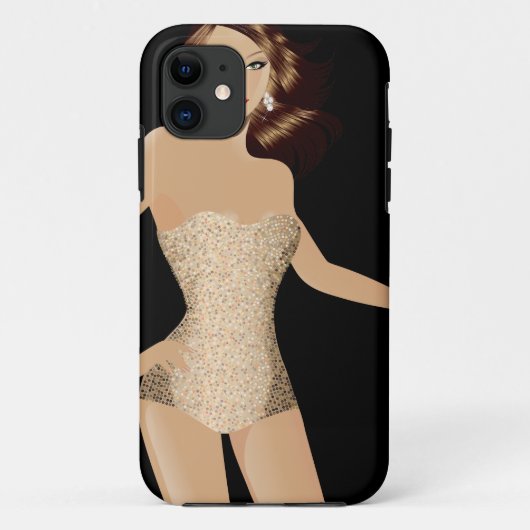 Coques Case-Mate iPhone Black maillot de bain fille iPhone 5 à peine là™ (Dos)