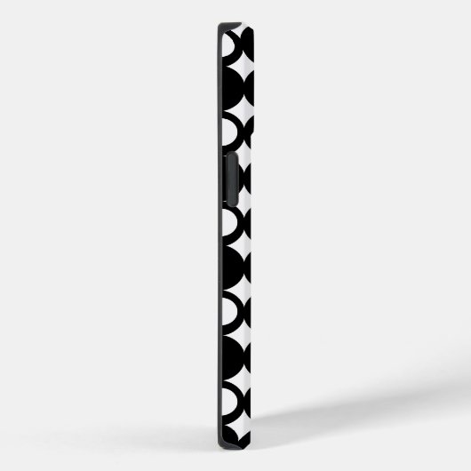 Coques Case-Mate iPhone Black Mod Ball Design avec nom (Verso / Droite)