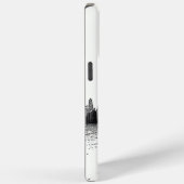 Coques Case-Mate iPhone Black Modern Cityscape Architecture urbaine (Verso / Droite)