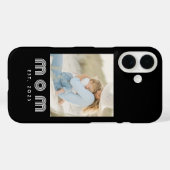 Coques Case-Mate iPhone Black Mom Established Retro Script Photo (Verso (horizontal))