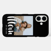 Coques Case-Mate iPhone Black Mom Established Script Photo (Verso (horizontal))
