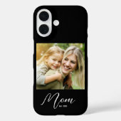 Coques Case-Mate iPhone Black Mom Established Script Photo Case-Mate (Verso)