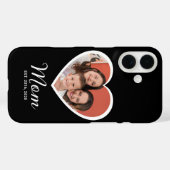 Coques Case-Mate iPhone Black Mom Established Script Photo Case-Mate (Verso (horizontal))