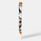 Coques Case-Mate iPhone Black orange monogrammed filles volleyball (Verso / Droite)