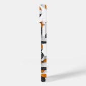 Coques Case-Mate iPhone Black orange monogrammed filles volleyball (Verso / Gauche)