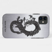 Coques Case-Mate iPhone Black Oriental (Dos (Horizontal))