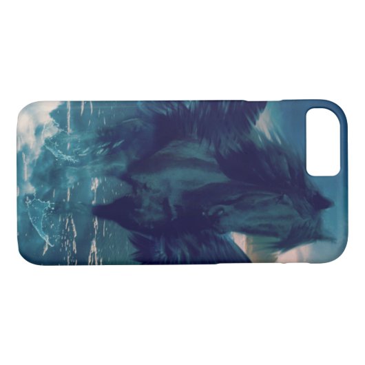 Coques Case-Mate iPhone Black Pegasus Emerging (Dos (Horizontal))
