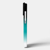 Coques Case-Mate iPhone Black Teal White ombre (Verso / Gauche)