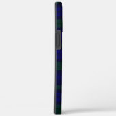 Coques Case-Mate iPhone Black Watch Tartan bleu vert Plaid (Verso / Droite)