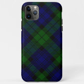 Coques Case-Mate iPhone Black Watch Tartan bleu vert Plaid (Dos)
