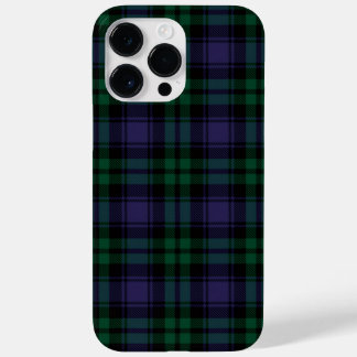 Coque Pour Pour iPhone 14 Pro Max Black Watch Tartan, Plaid