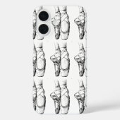 Coques Case-Mate iPhone Black & White Ballet Slipper (Verso)