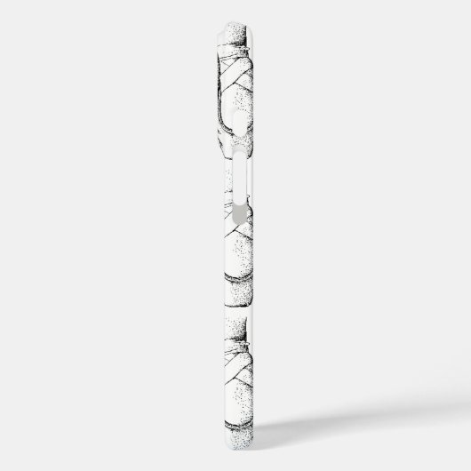 Coques Case-Mate iPhone Black & White Ballet Slipper (Verso / Gauche)