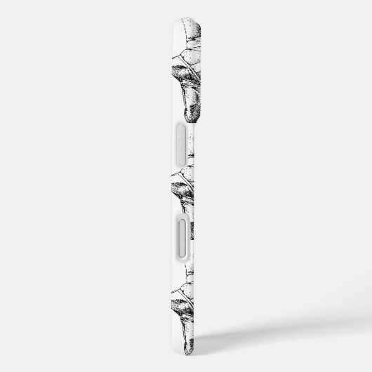 Coques Case-Mate iPhone Black & White Ballet Slipper (Verso / Droite)