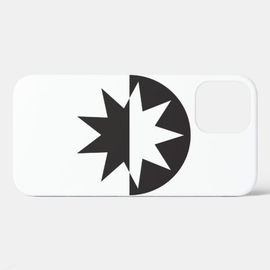 Coques Case-Mate iPhone Black White Deco (Verso (horizontal))
