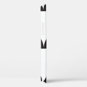 Coques Case-Mate iPhone Black White Deco (Verso / Droite)