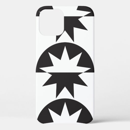Coques Case-Mate iPhone Black White Deco (Verso)