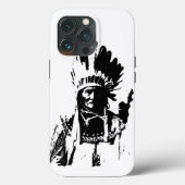 Coques Case-Mate iPhone Black & White Geronimo (Verso)